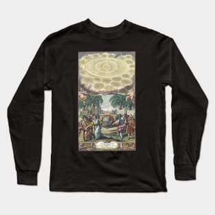 Vintage Astronomy, Atlas Coelestis by Johann Gabriel Doppelmaier, 1742 Long Sleeve T-Shirt